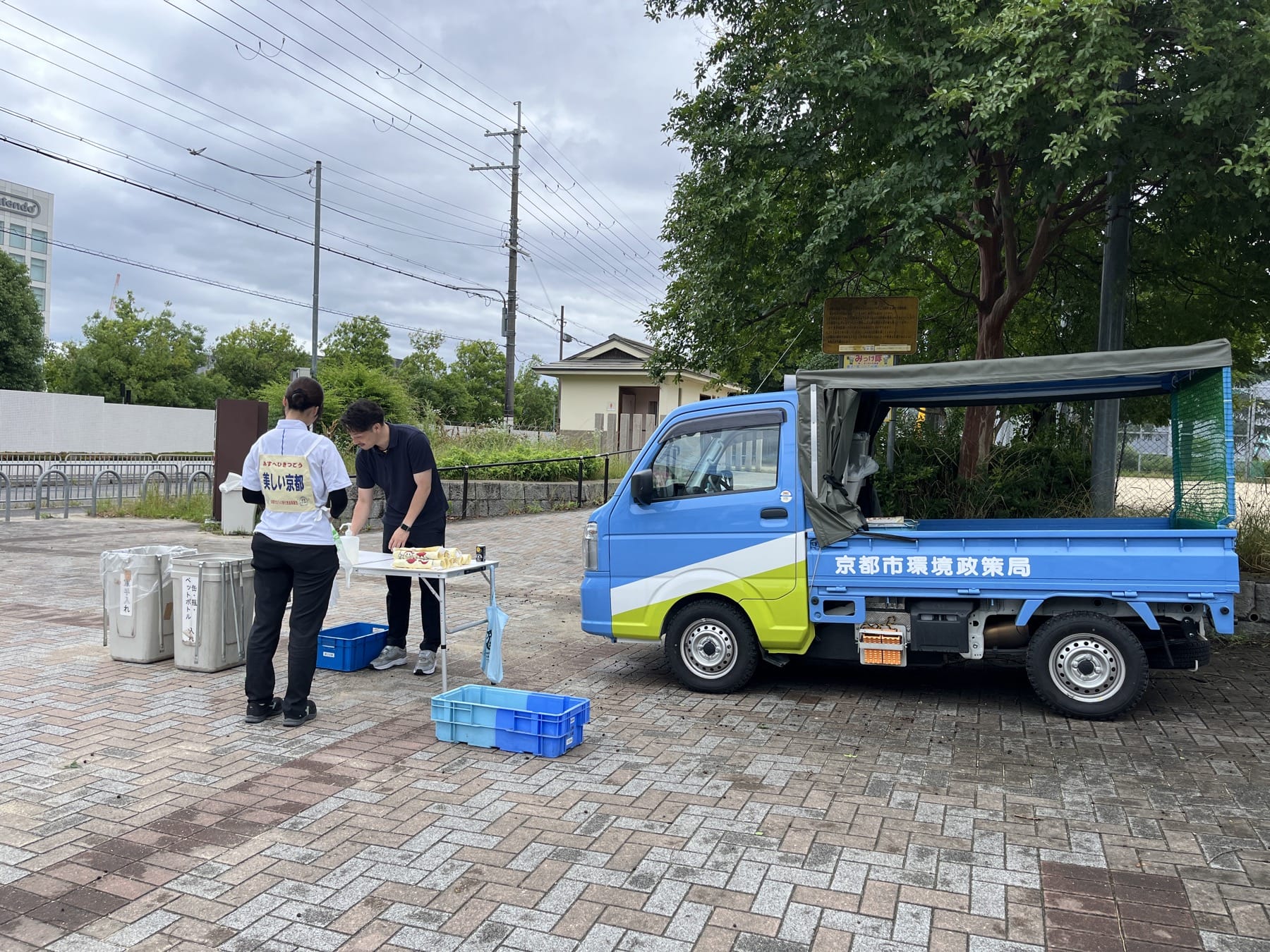 油小路北部区域美化活動の様子