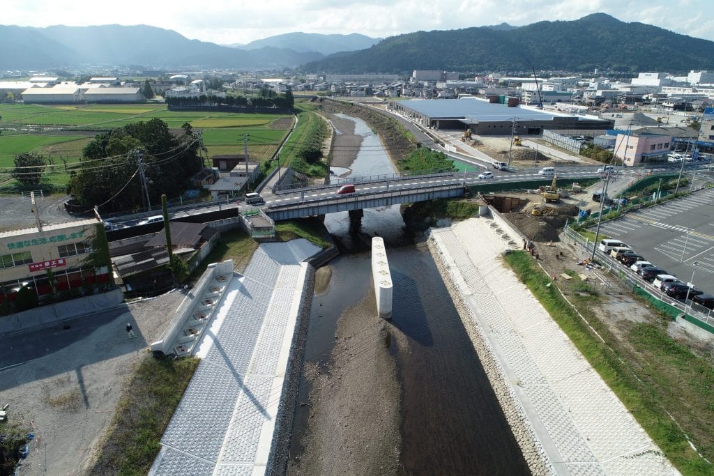 国道9号若宮橋架替橋梁下部(P1)工事