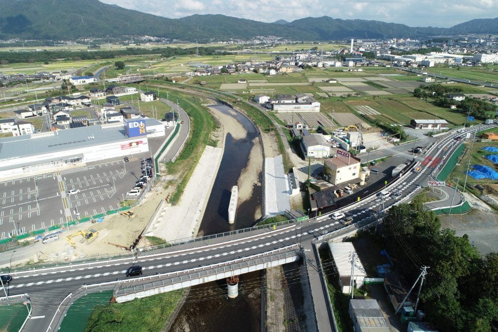 国道9号若宮橋架替橋梁下部(P1)工事