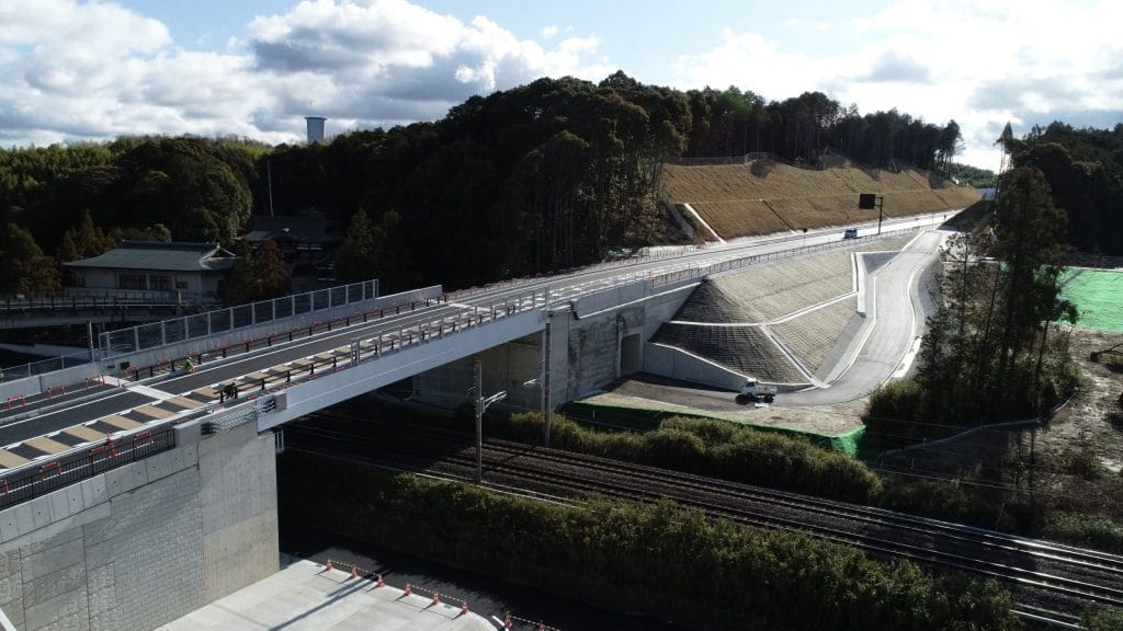木津東バイパス木津地区舗装工事