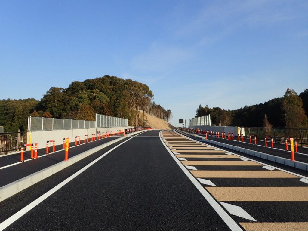 木津東バイパス木津地区舗装工事