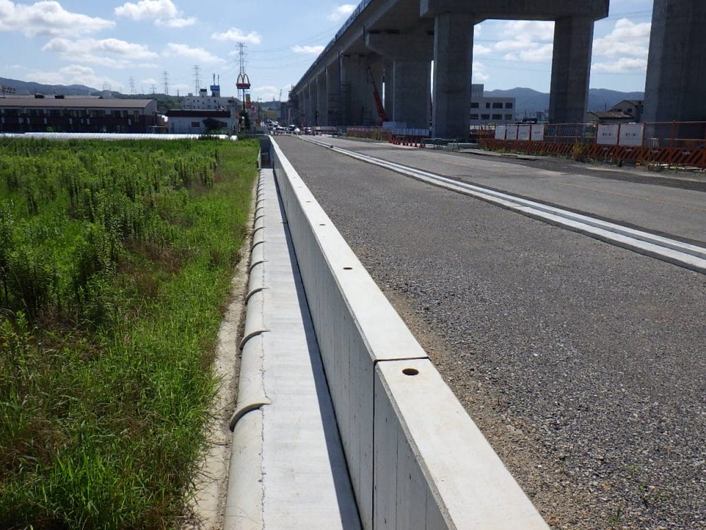 寺田拡幅島垣内地区(下り線)改良他工事