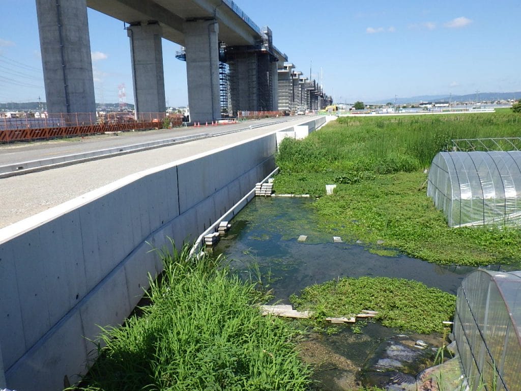 寺田拡幅島垣内地区(下り線)改良他工事